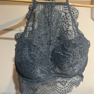 Like new vs pink high neck pushup bralette